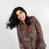 TÍMEA LEOPARD OVERSIZED SHIRT