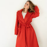 THE LONG COAT TANGERINE