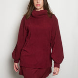 TINA PULLOVER RED WINE