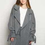 THE MARIA OVERSIZED BLAZER GREY