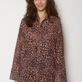 TÍMEA LEOPARD OVERSIZED SHIRT