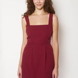 DORA DRESS RED WINE