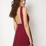 DORA DRESS RED WINE