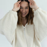 THE TEDDY CARDIGAN WHITE