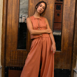 #27 THE WIDE LEG PANTS TERRA LINEN