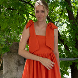 SYLVIA DRESS ORANGE